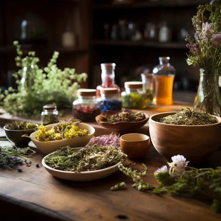 Herbal wellness guide cover featuring natural botanical remedies